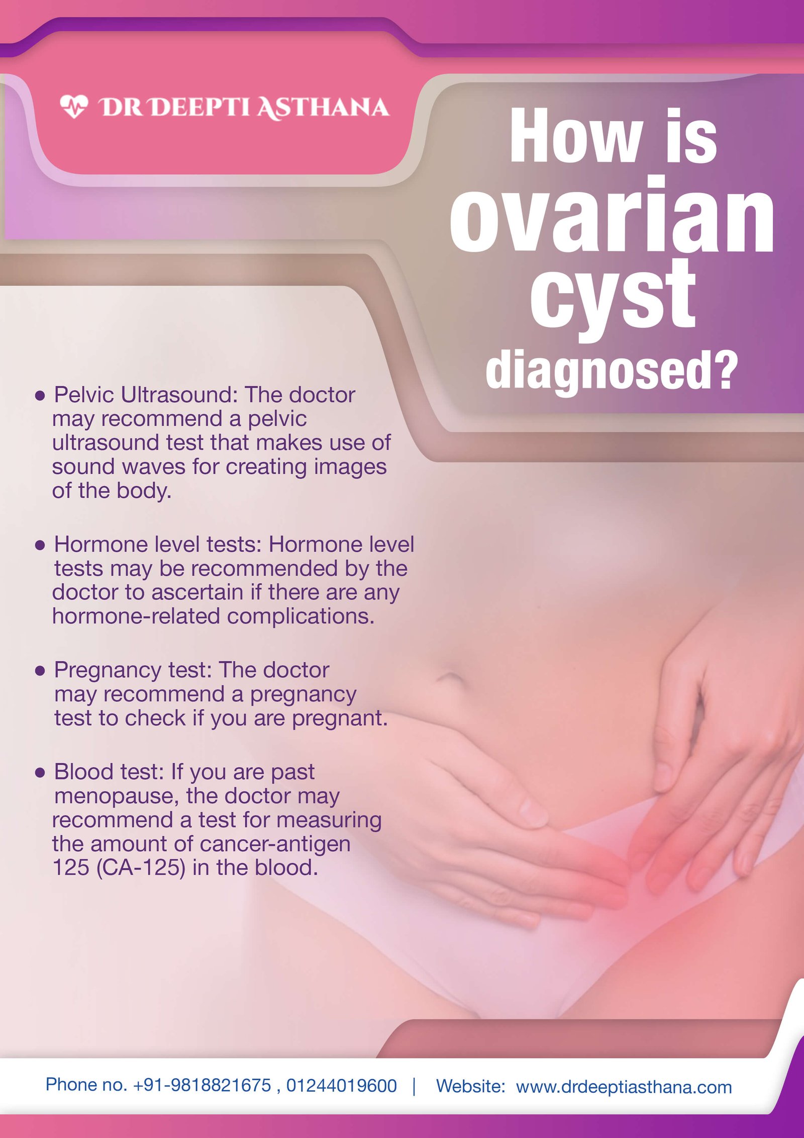 Ovary cyst symptoms